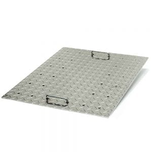 couvercle de drain de garage en aluminium