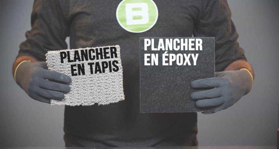 plancher en époxy ou tapis