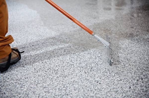 Plancher de garage polyuréa